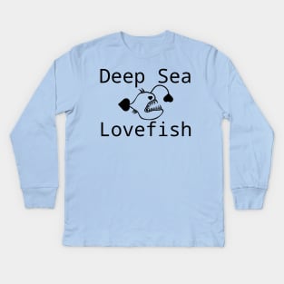 Deep Sea Lovefish Kids Long Sleeve T-Shirt